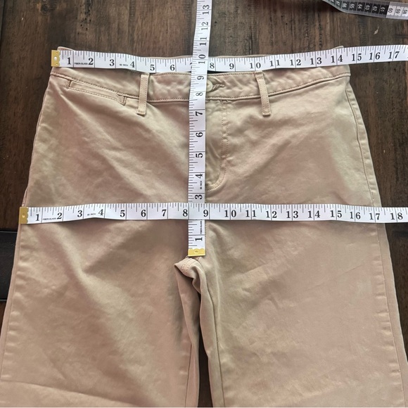 EUC Sanctuary Standard Surplus Wide Leg Crop Chino Frayed Hem Size 26 Khaki tan - Picture 9 of 10